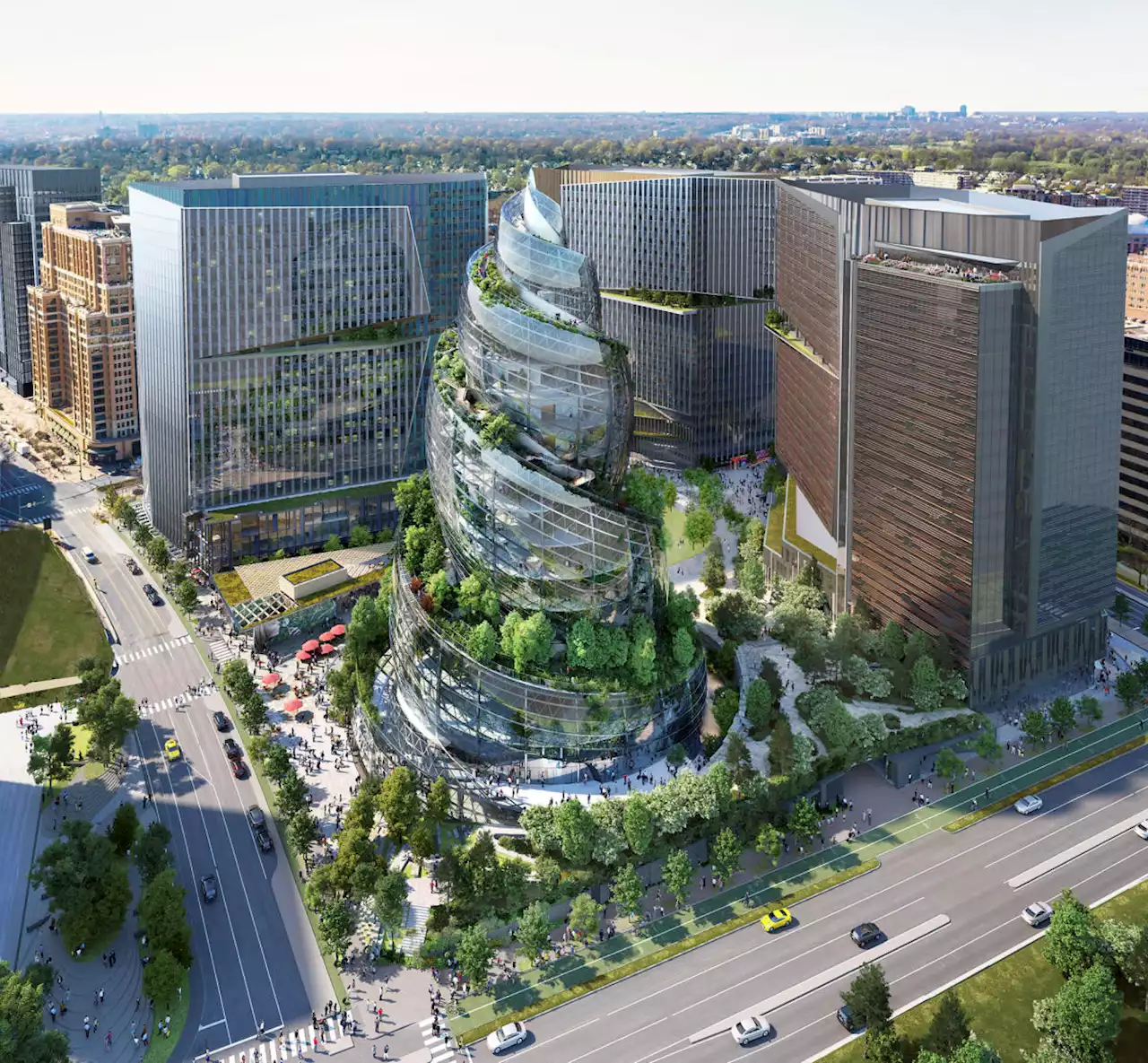 County grants approval for Amazon's helix-shaped HQ tower