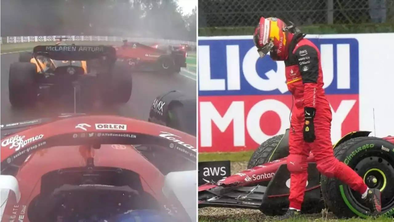 Daniel Ricciardo’s kind gesture after first-lap crash sparks Ferrari heartbreak