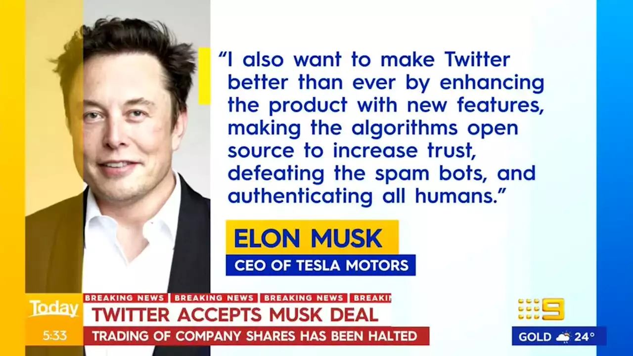 Elon Musk to buy Twitter