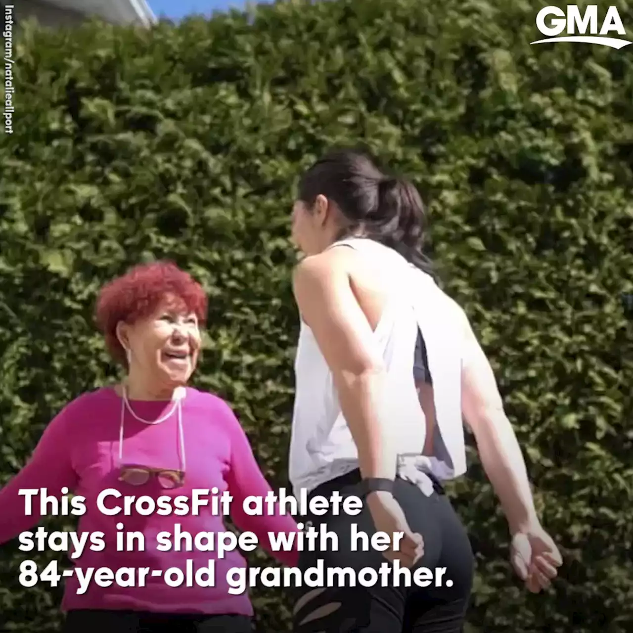 CrossFit athlete trains her 84-year-old grandmother