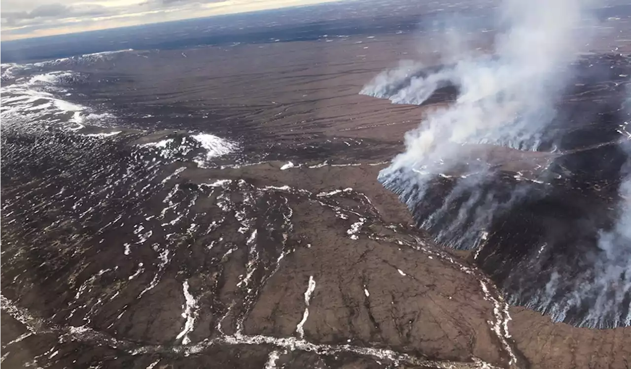 Kwethluk fire continues to grow, but running out of available fuels