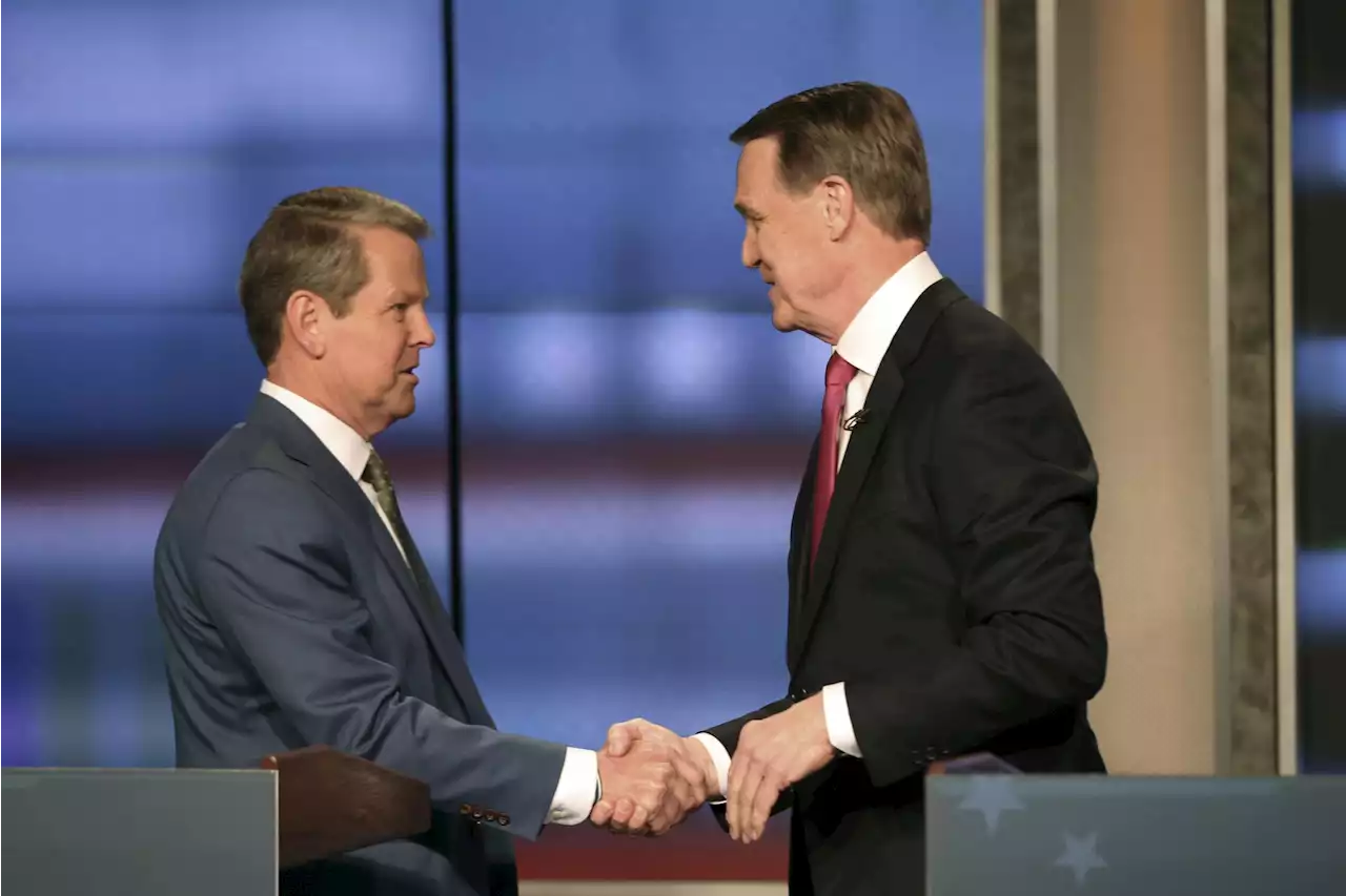 Georgia's Kemp and Perdue clash over elections in debate