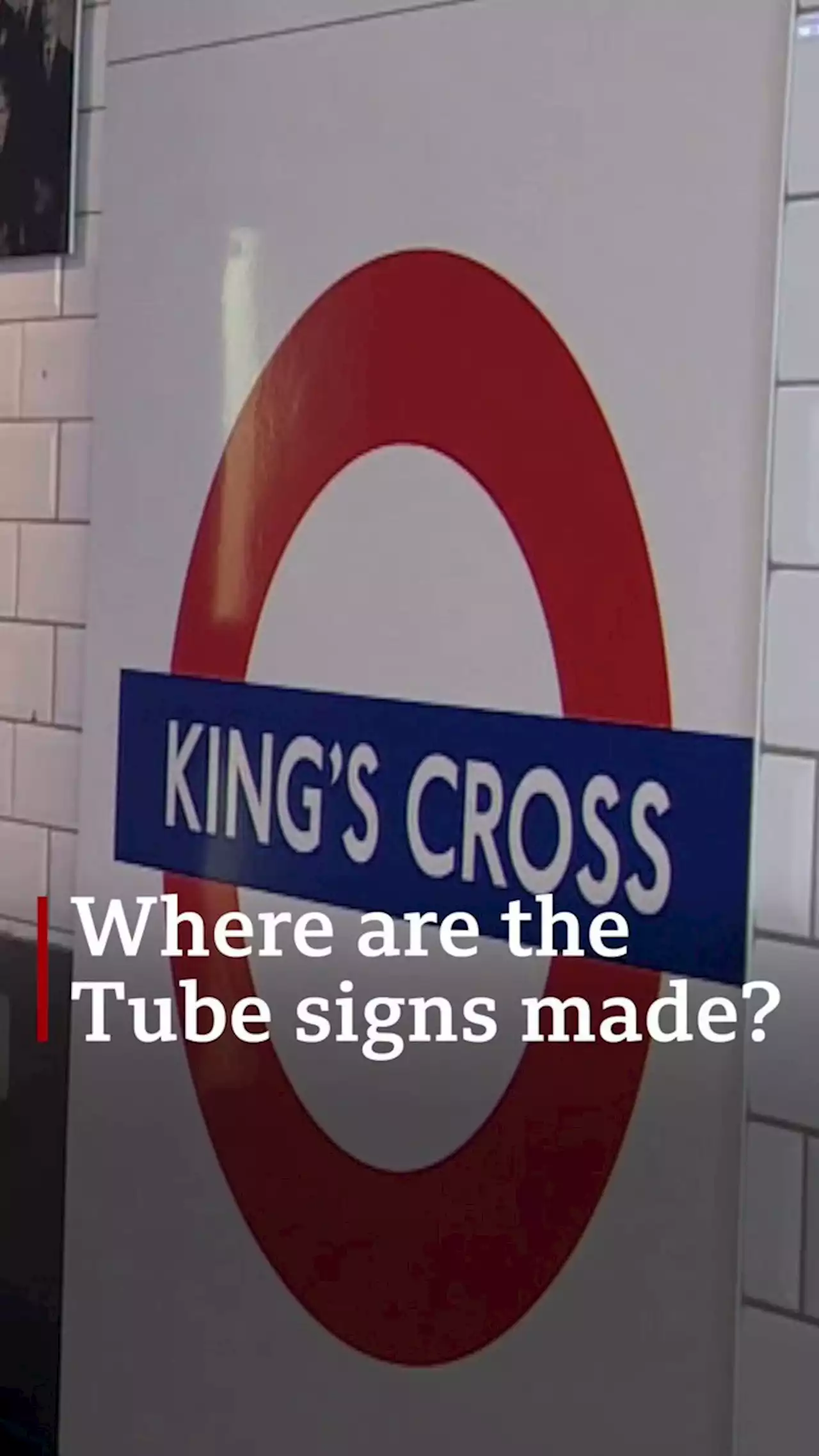 The family firm which creates London's Tube signs