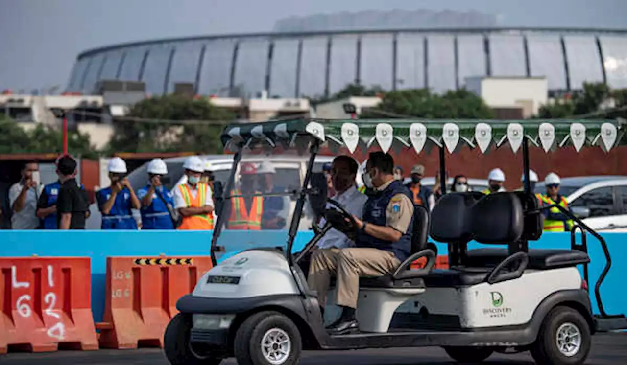 Anies Sopiri Jokowi Sidak Pembangunan Sirkuit Formula E di Ancol