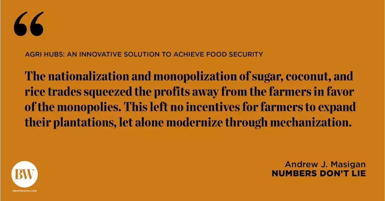 Agri Hubs: An innovative solution to achieve food security - BusinessWorld Online