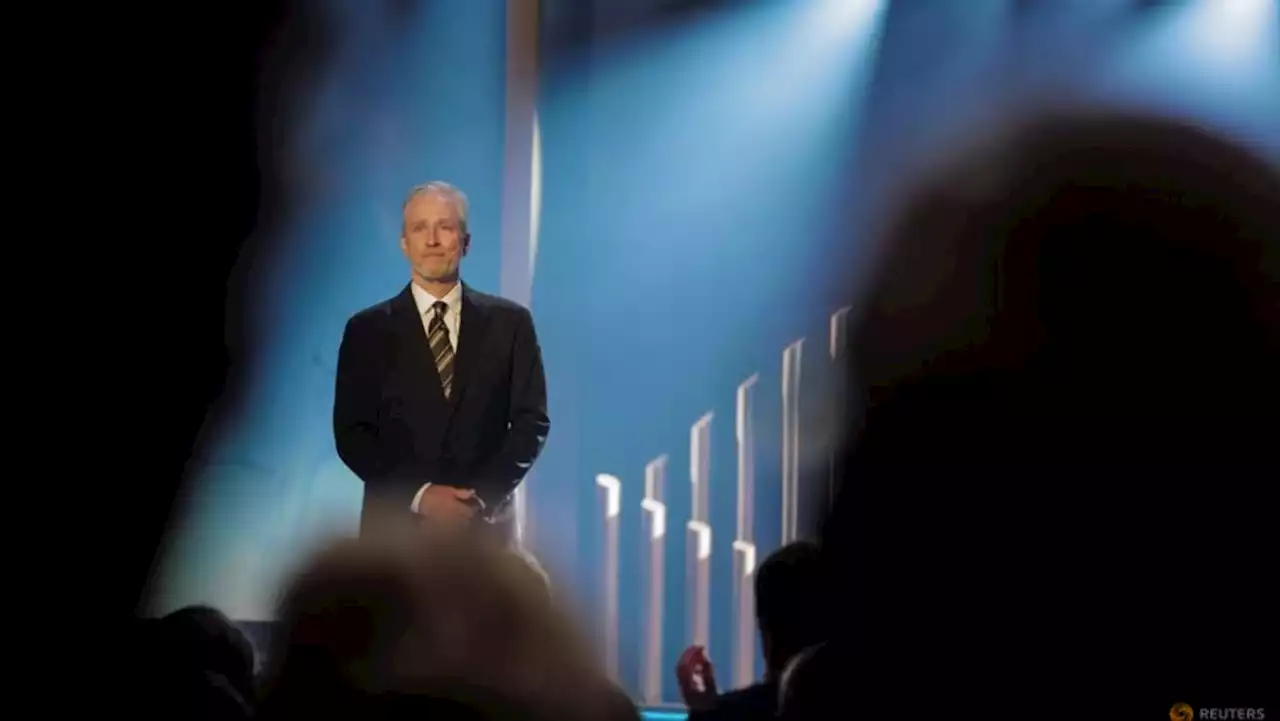 Comedian Jon Stewart feted for humor, advocacy with Mark Twain Prize
