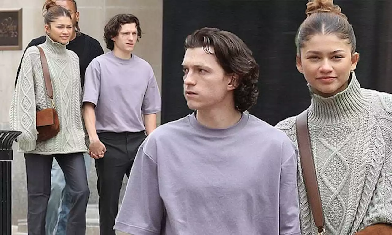 EXCLUSIVE: Zendaya and boyfriend Tom Holland hold hands in Boston