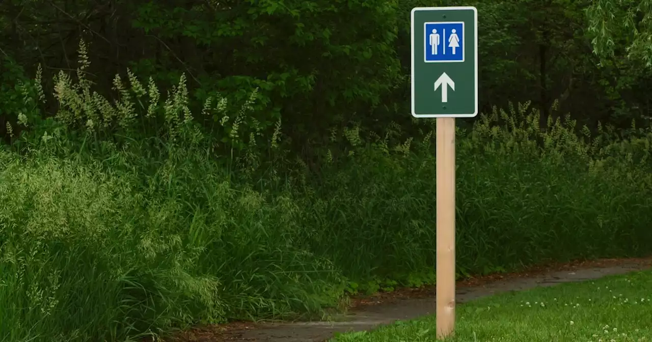 SEE IT: Firefighters rescue woman who fell headfirst into national forest outhouse