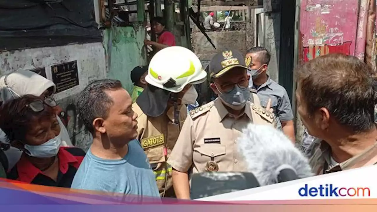 Anies: 40 Pedagang Korban Kebakaran Pasar Gembrong Akan Diberi Modal