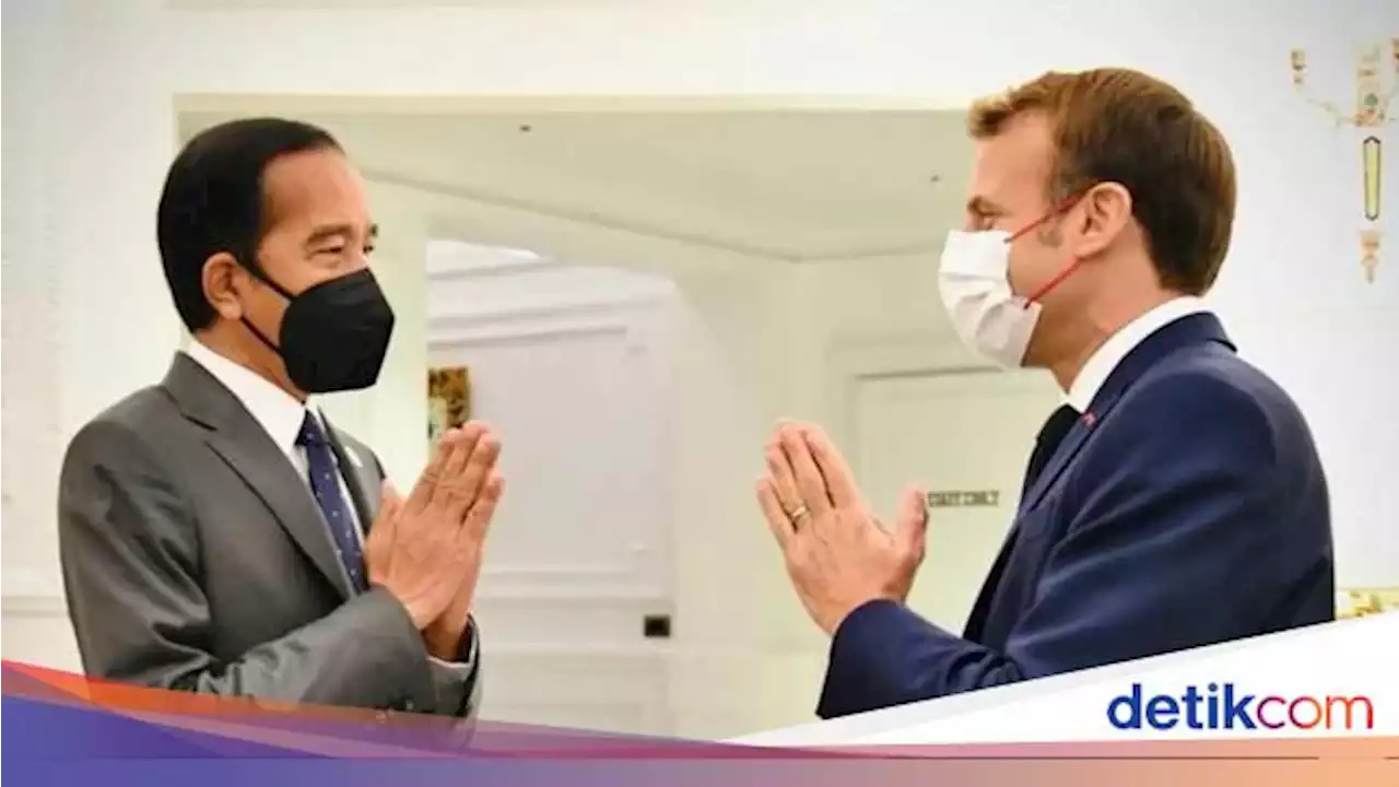 Jokowi Beri Selamat ke Macron Usai Terpilih Lagi Jadi Presiden Prancis