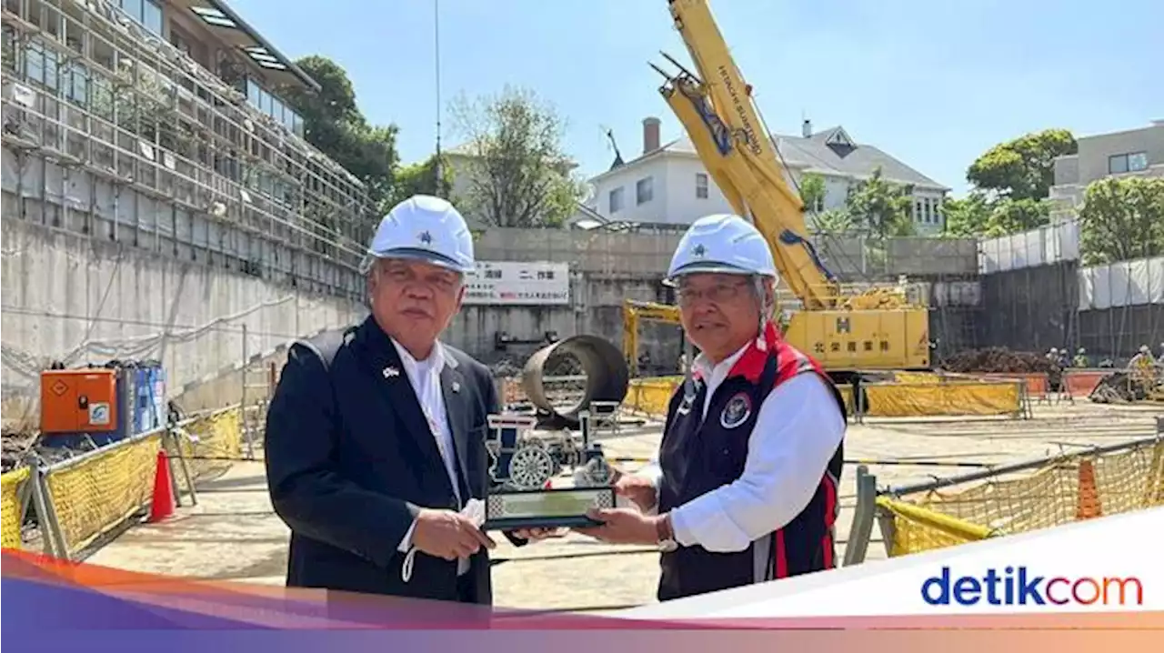 Menteri PUPR Blusukan Cek Proyek Gedung Baru KBRI Tokyo