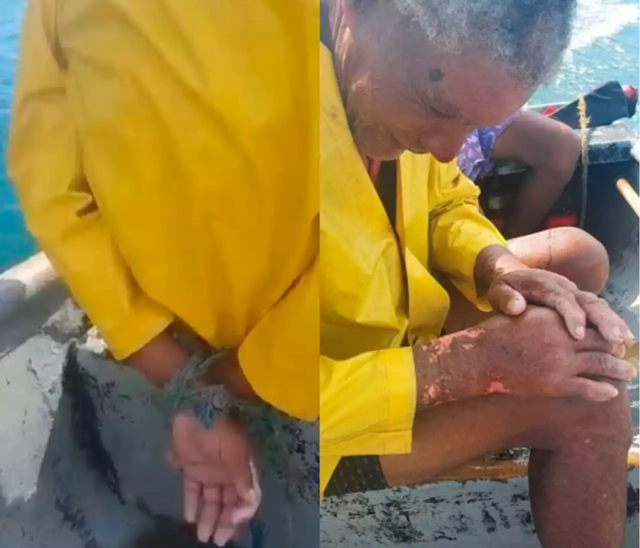 ¡Infames! Roban a pescador de La Boquilla, lo amarran y lo tiran al mar