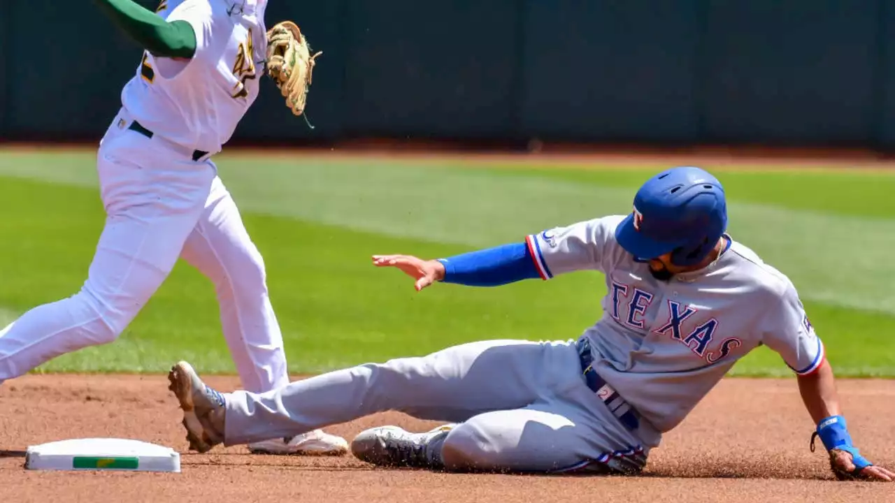 Piscotty homers, A's blank Rangers 2-0 to avoid sweep