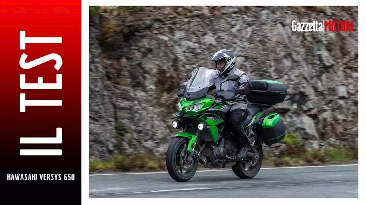 Kawasaki Versys 650 2022, la prova della maturità per la tourer giapponese- Video Gazzetta.it