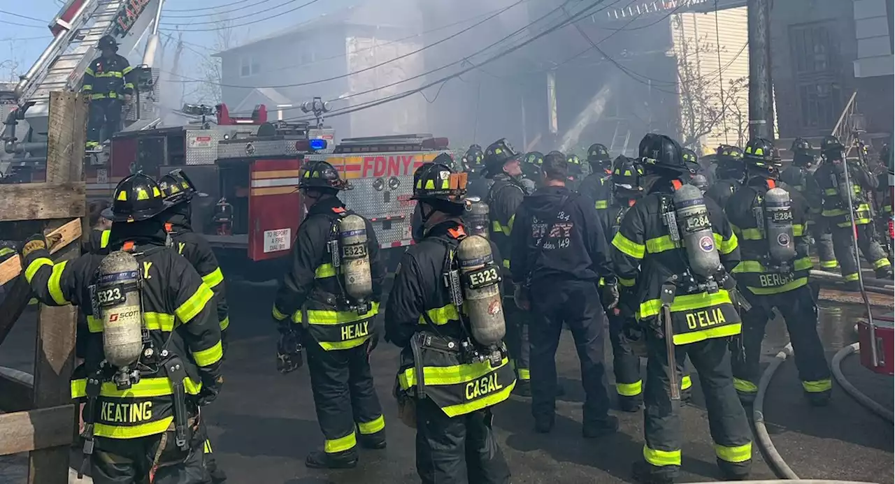 Multiple firefighters injured while battling Brooklyn blaze: FDNY