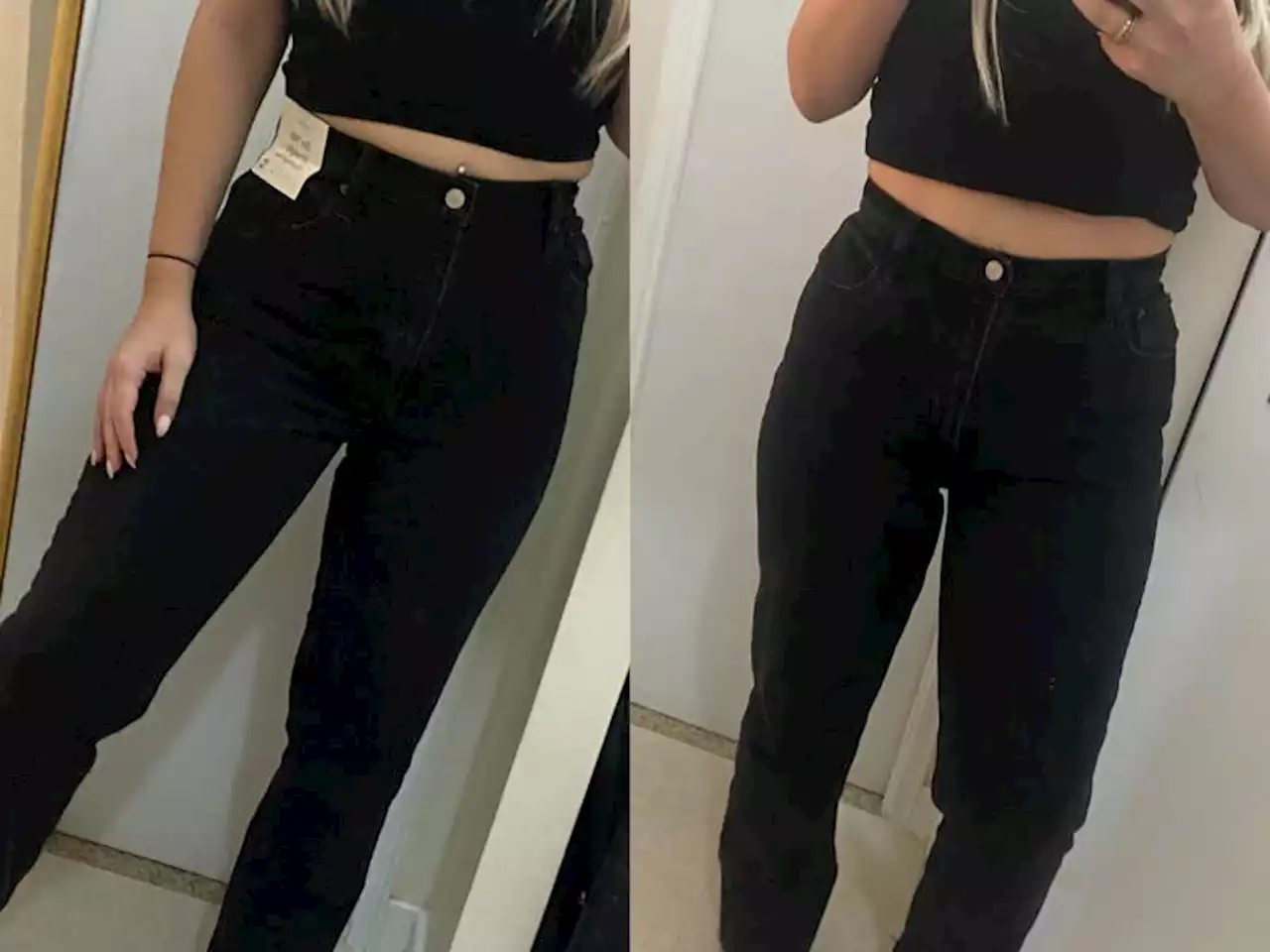 We tried the viral hack to make too-tight jeans fit