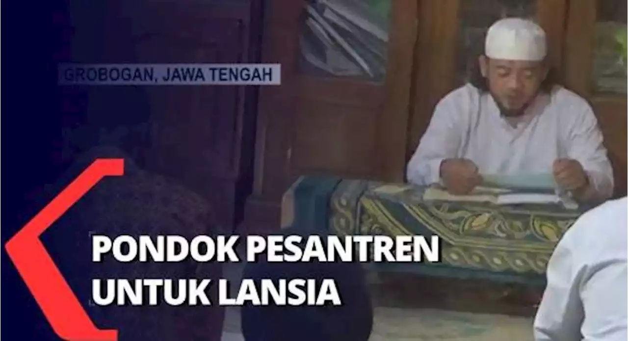 Dengan Khusyuk, Para Lansia Mendalami Ilmu Agama di Pondok Pesantren