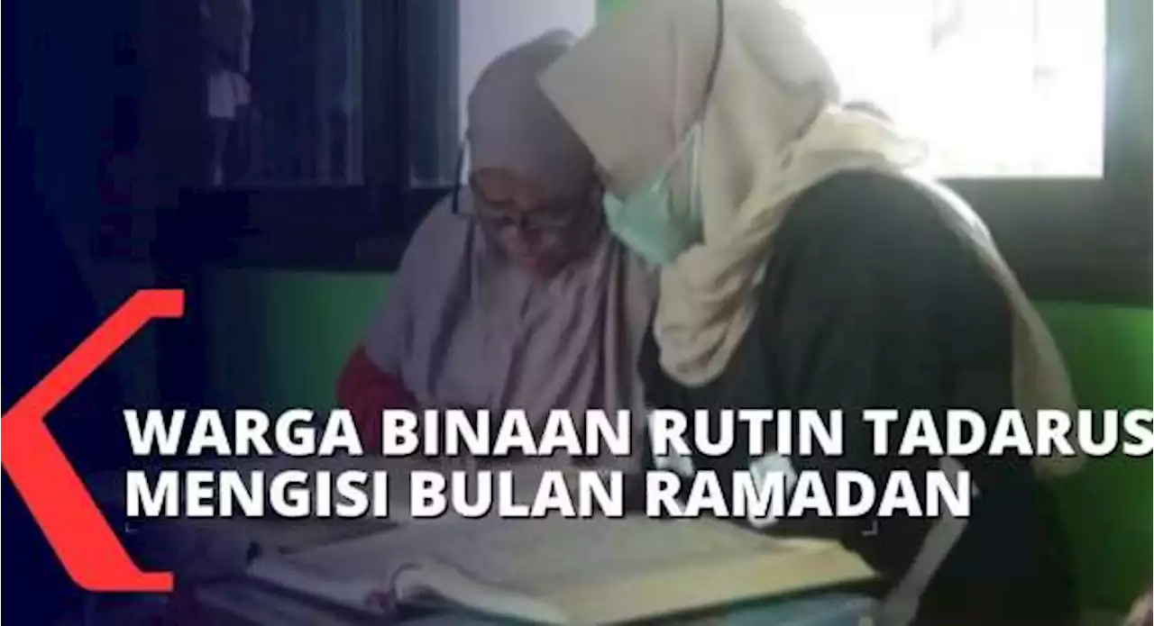 Warga Binaan Lapas Perempuan Tangerang Isi Waktu di Bulan Ramadan denga Tadarus Al-Quran