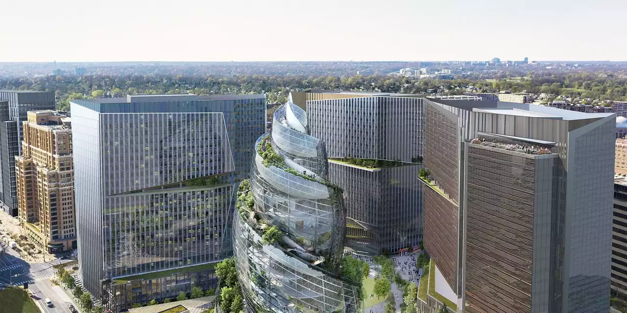 Amazon wins approval for helix-shaped headquarters tower in northern Virginia