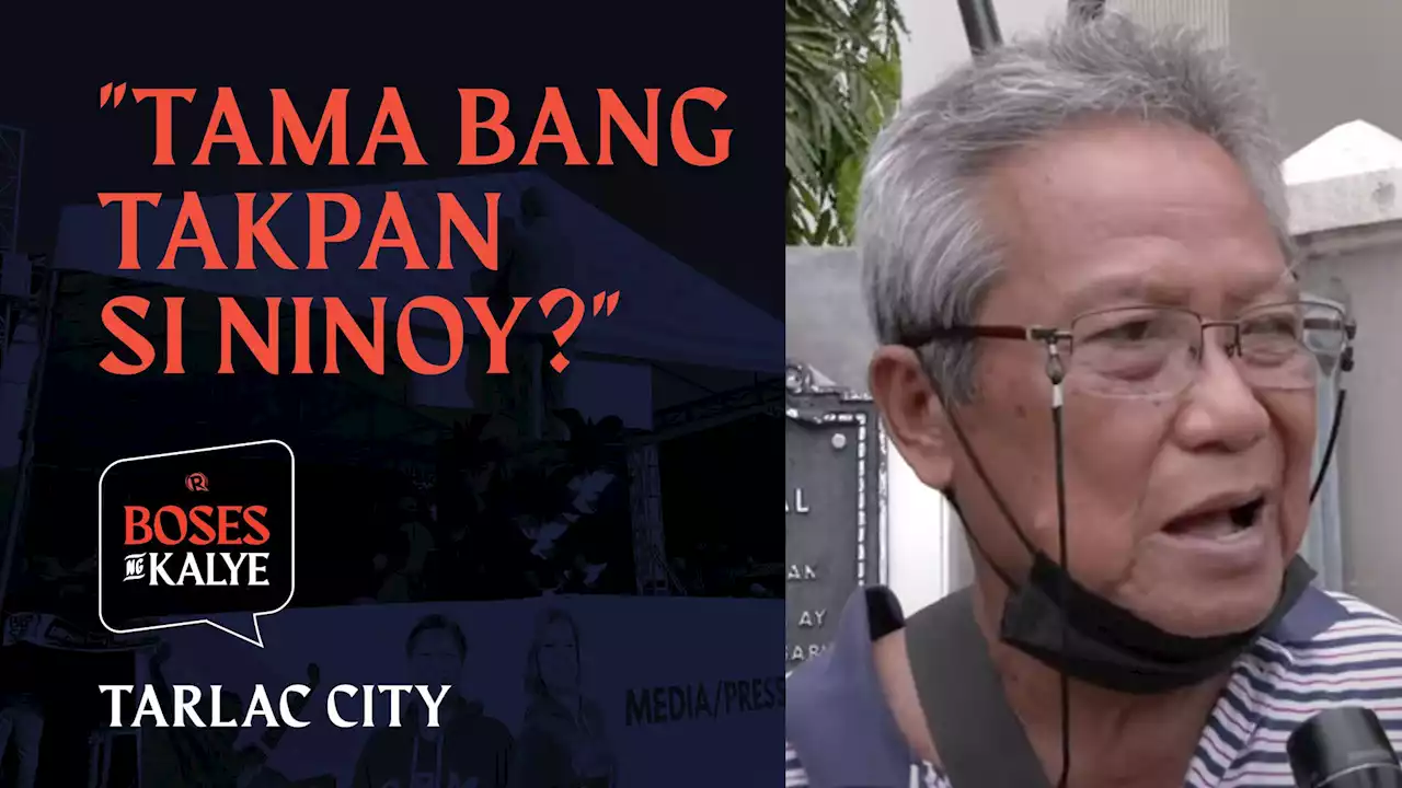 BOSES NG KALYE: Galit ba ang mga Tarlaqueño sa pagtakip kay Ninoy?