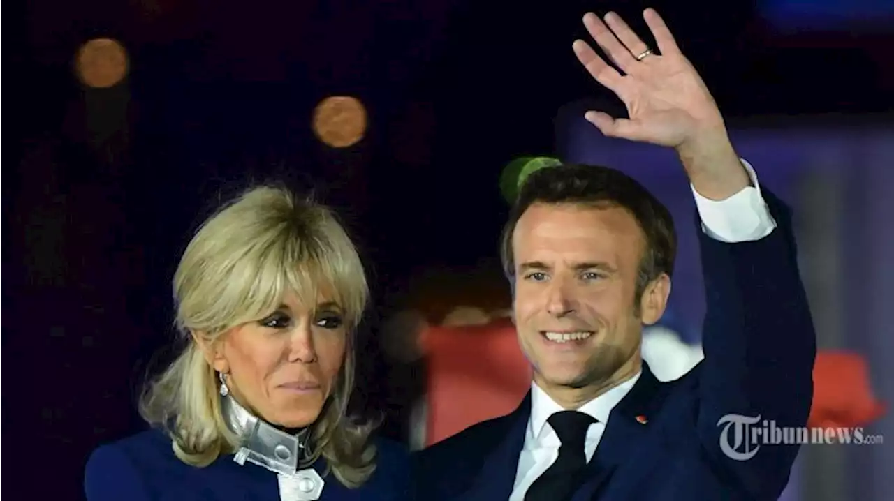 SOSOK Brigitte Macron, Istri Emmanuel Macron Sekaligus Ibu Negara Prancis, Lebih Tua 24 Tahun - Tribunnews.com