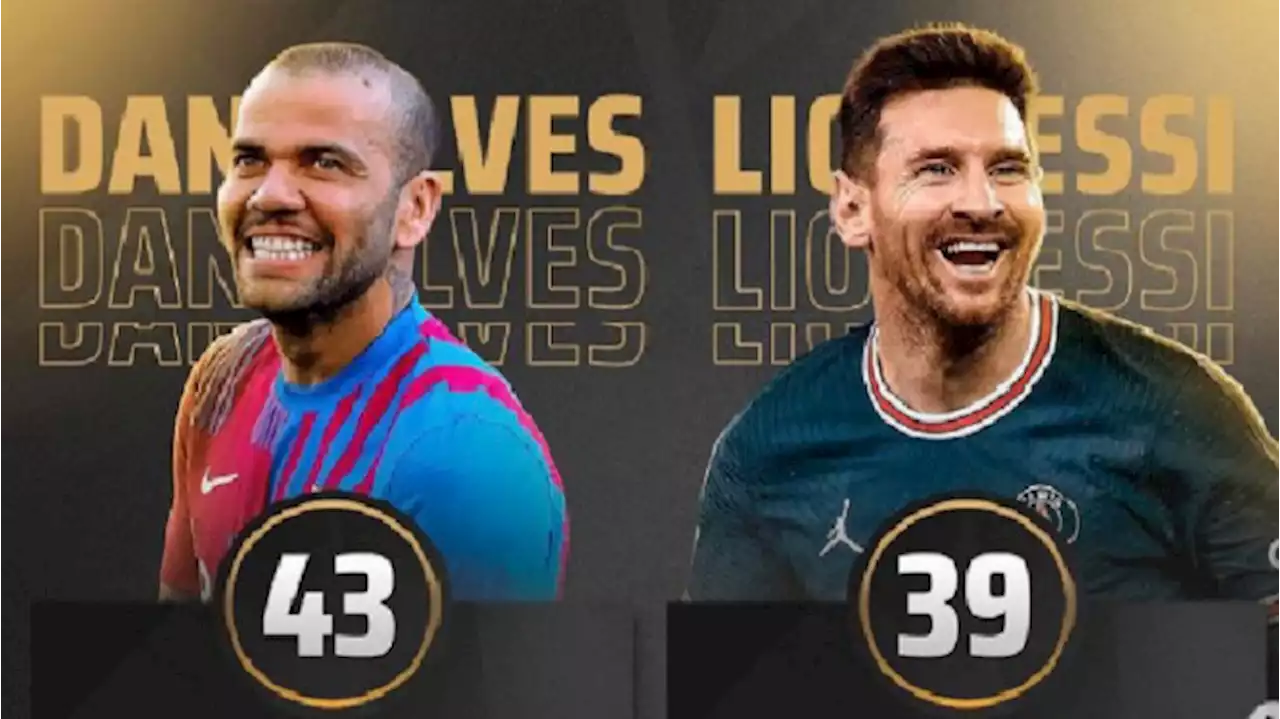 Dani Alves Tantang Messi Kejar Koleksi Trofinya