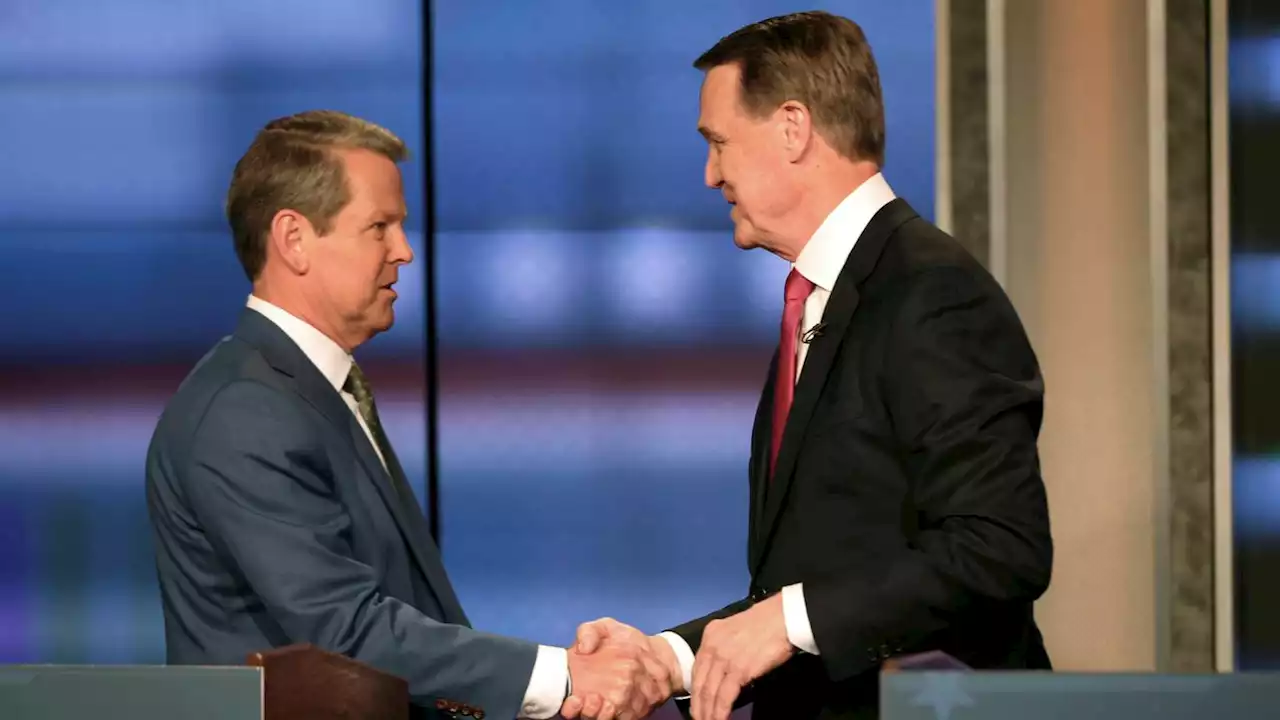 Georgia's Kemp and Perdue clash over elections in debate