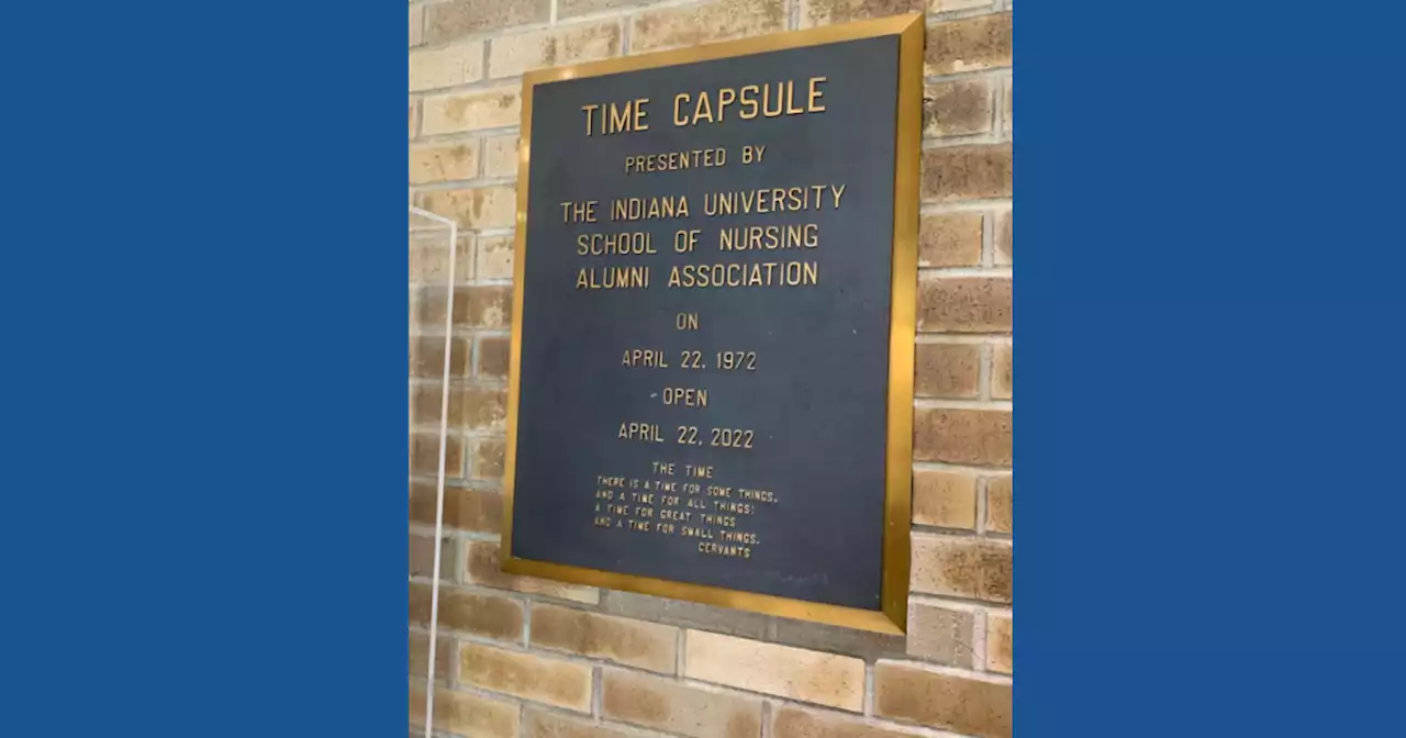 IU School of Nursing time capsule opened after 50 years