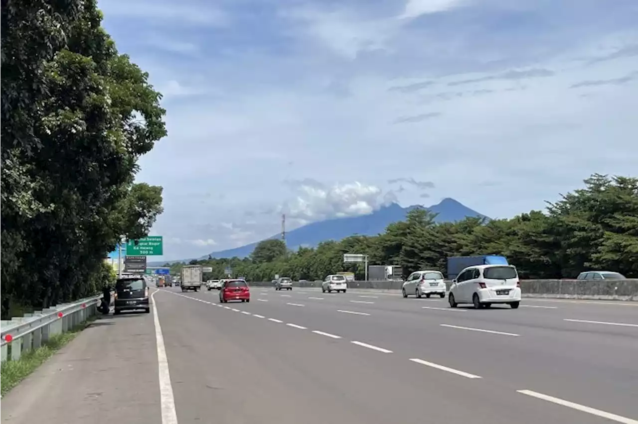 Ruas tol Jagorawi menuju Ciawi terpantau lengang jelang mudik Lebaran