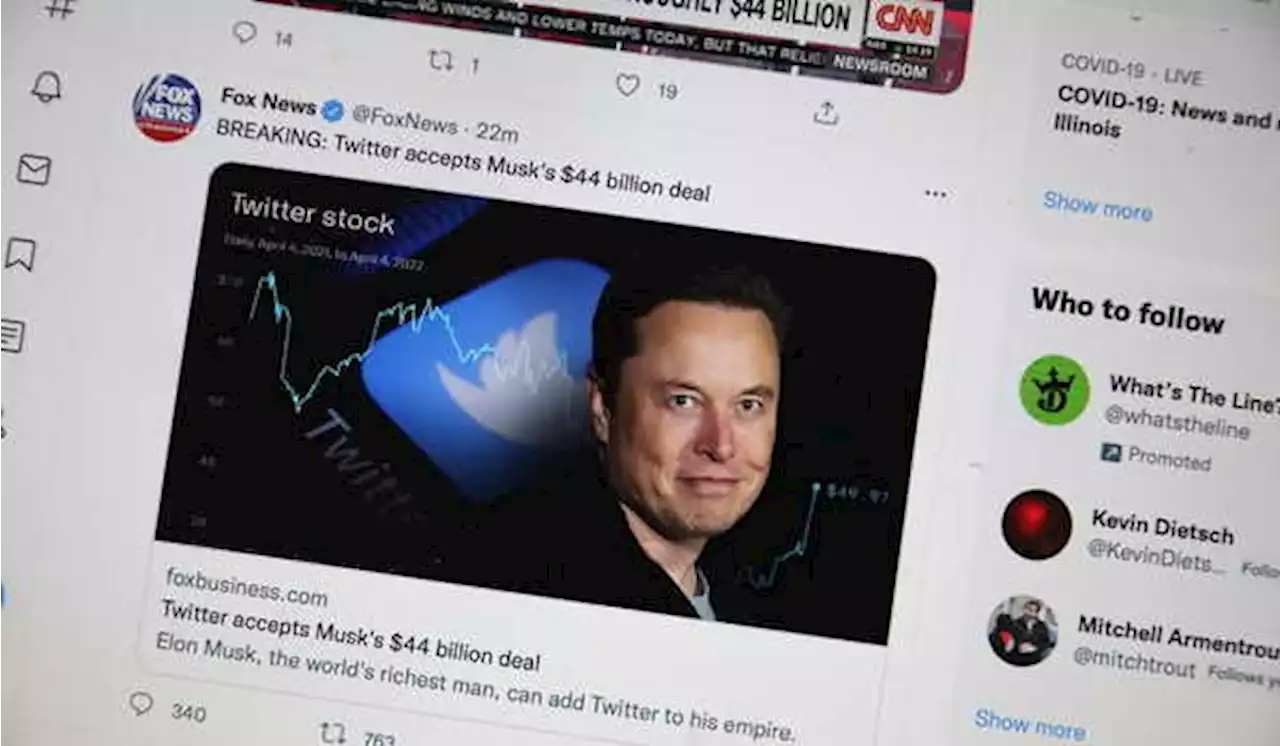 Twitter Akan Terima Tawaran Elon Musk Senilai Rp 621 Triliun