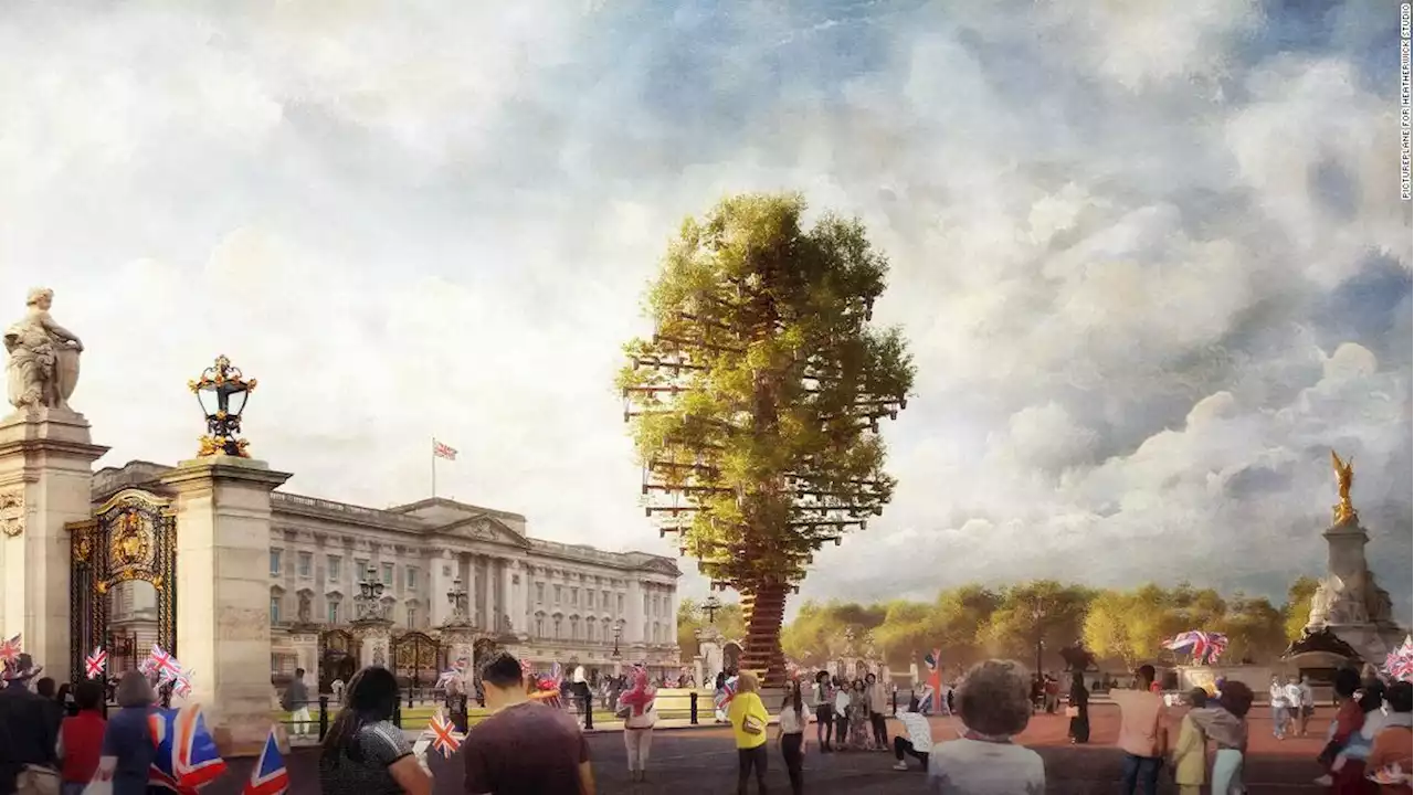 Giant sculpture made from 350 trees to stand outside Buckingham Palace