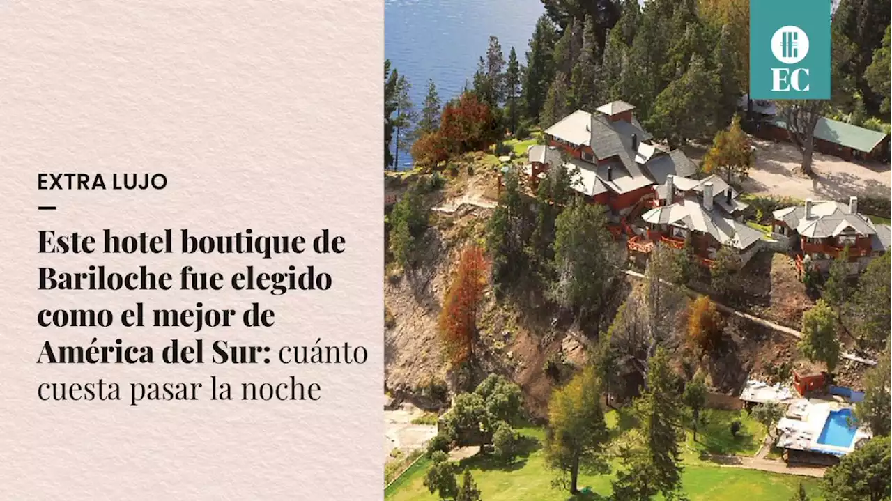 Este hotel boutique de Bariloche fue elegido como el mejor de Am�rica del Sur: cu�nto cuesta pasar la noche