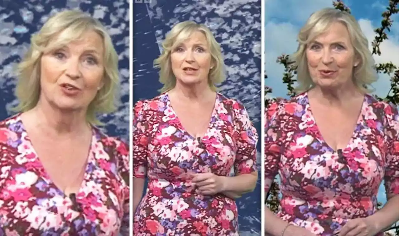 'Beautiful' Carol Kirkwood, 59, distracts BBC Breakfast viewers in ‘dazzling’ floral dress