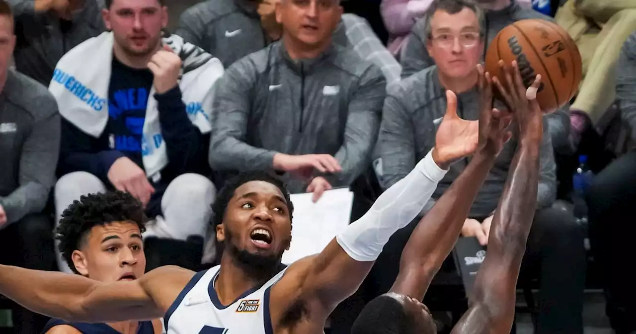 Utah’s Donovan Mitchell (hamstring) limps off court late in Game 5, will be evaluated Tuesday