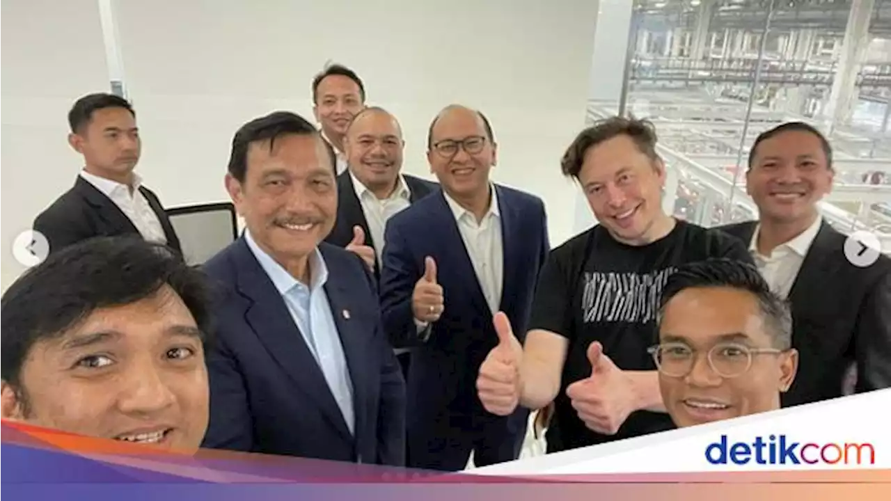 Foto Luhut Ketemu Elon Musk: Jas Lengkap vs Kaos Oblong