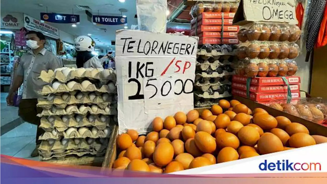 Tak Cuma Daging Sapi, Harga Telur Ikut Naik Jelang Lebaran