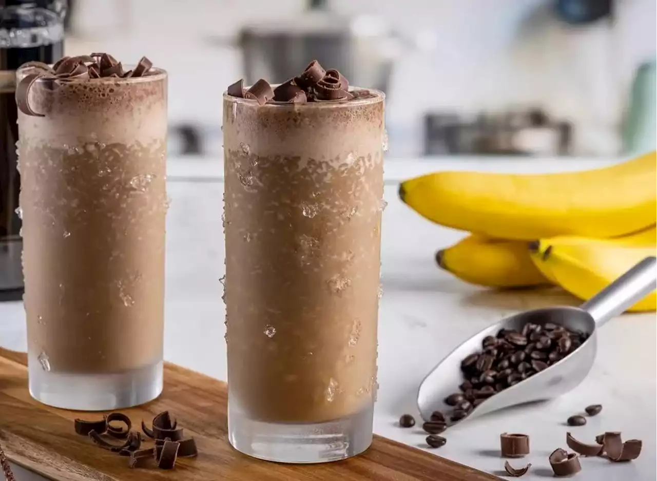 Blended Banana Iced Coffee Recipe — Eat This Not That