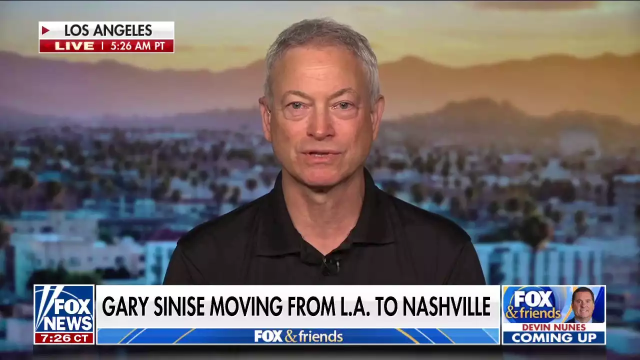 Gary Sinise moves foundation from California to Nashville, says he looked at all 'no-tax' states