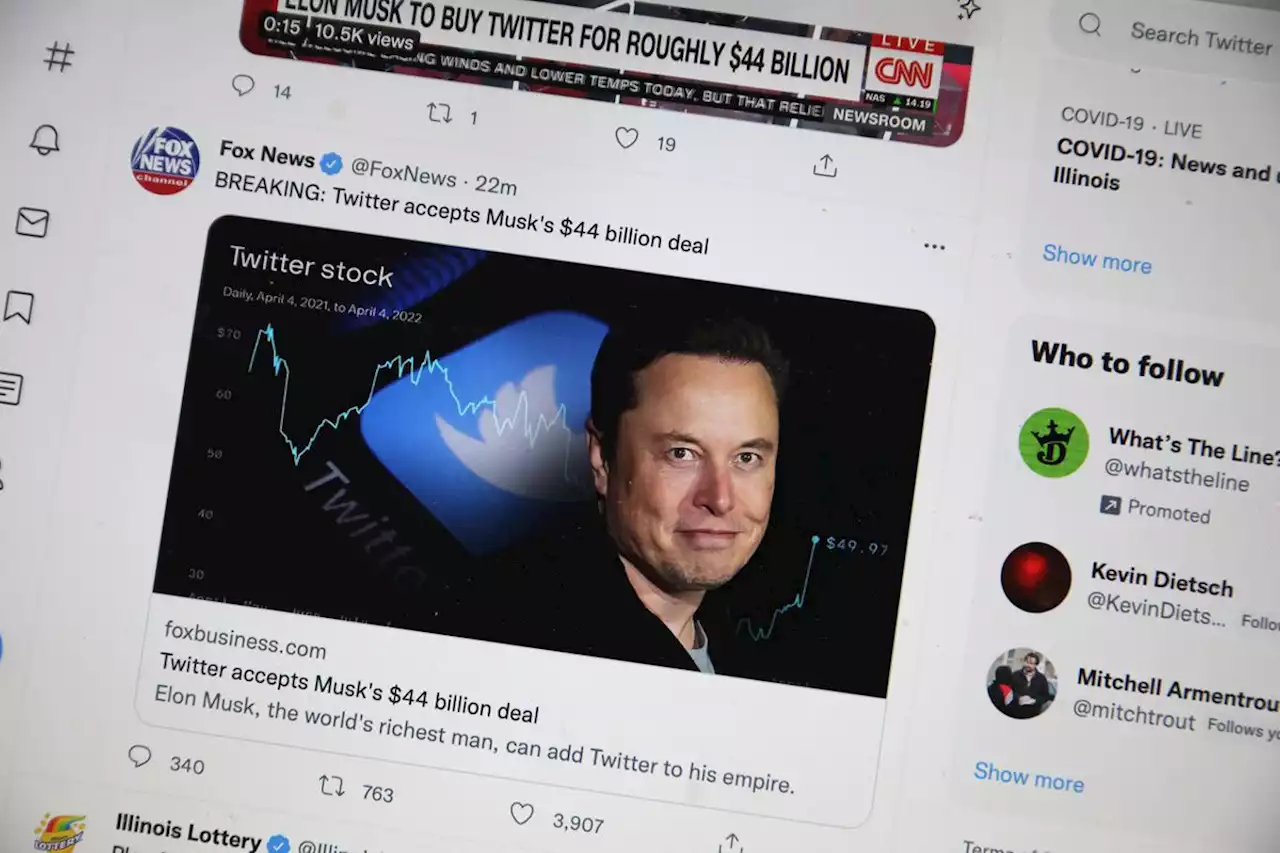 Morning Update: Elon Musk vows to change Twitter after reaching $44-billion deal