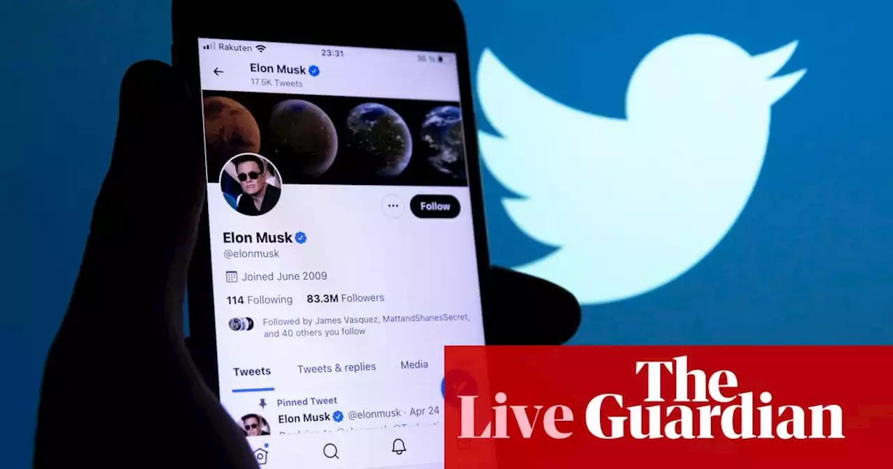 Jack Dorsey backs Elon Musk’s Twitter deal, but CEO Agrawal warns of uncertain future – business live