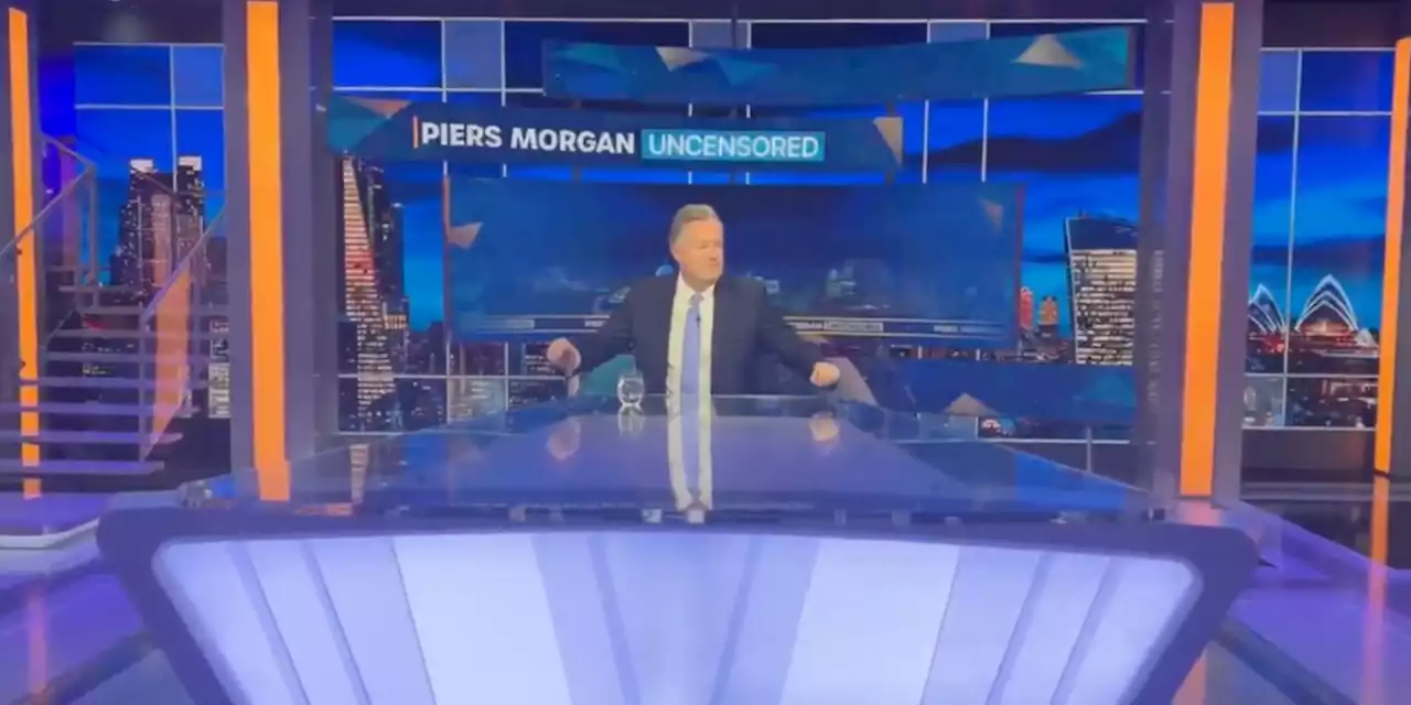 Piers Morgan dad-dances to 50 Cent's 'In da Club' on set of new TV show