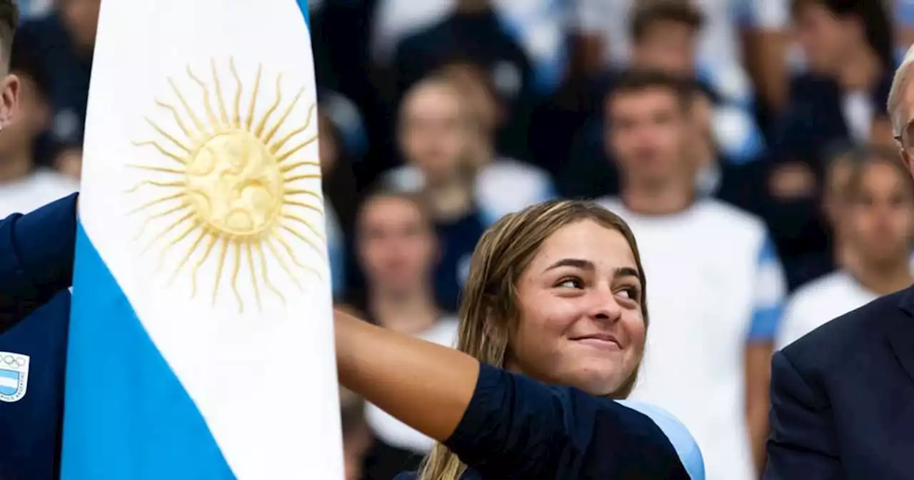 Rosario 2022: “Luli” Moyano y la delegación argentina ya tienen su Bandera | Poli | La Voz del Interior