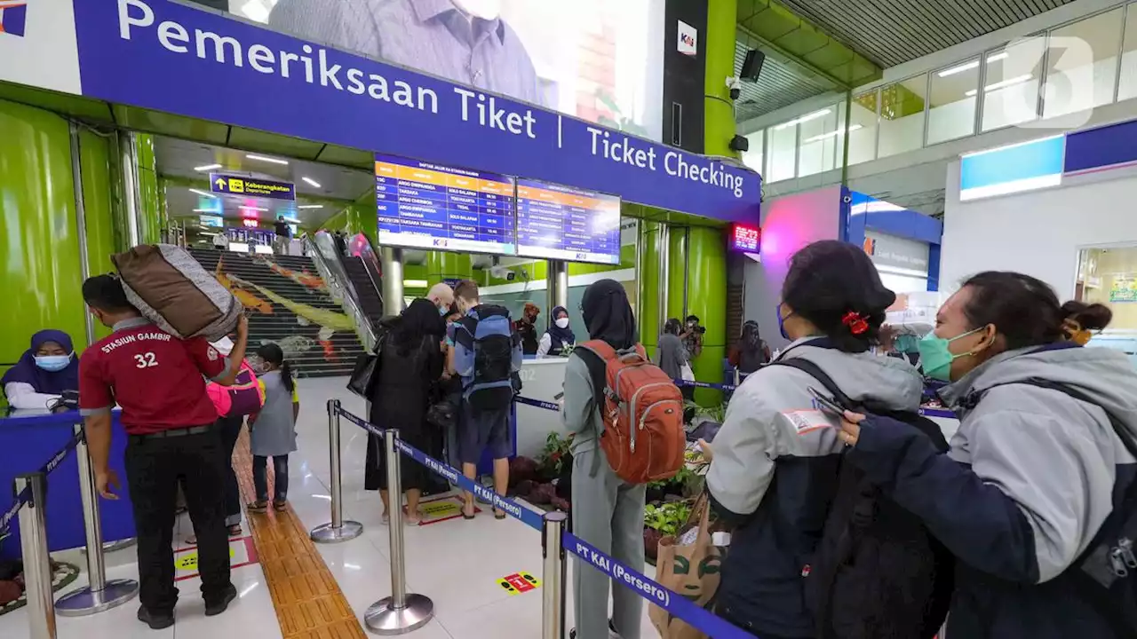 Sepekan Jelang Lebaran Idul Fitri, 11.400 Pemudik Berangkat dari Stasiun Gambir