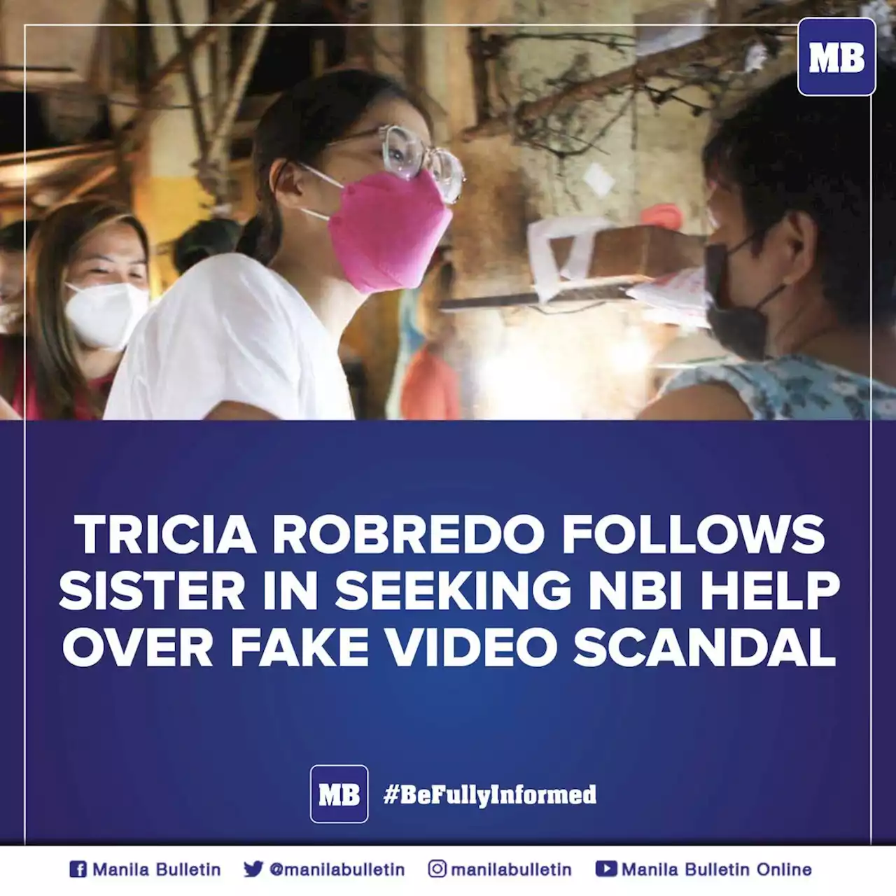 Tricia Robredo follows sister in seeking NBI help over fake video scandal