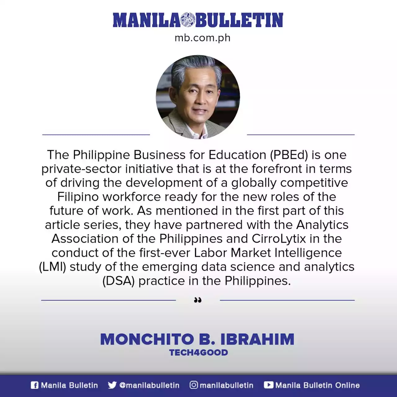 Skills development and Philippine competitiveness