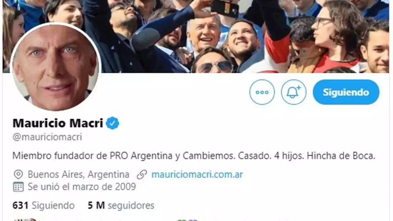 Macri podría haber comprado Twitter