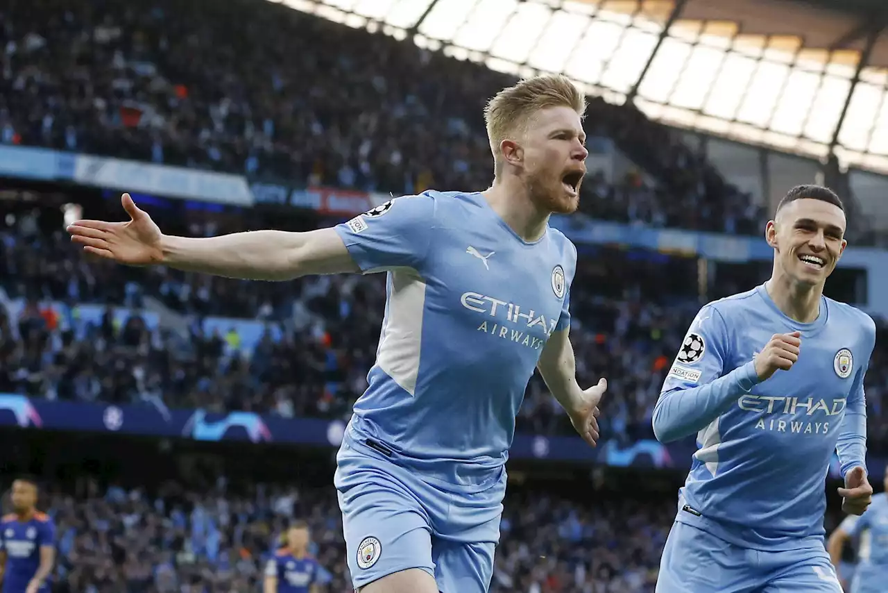 Een raketstart van Manchester City: Kevin De Bruyne na tien minuten met goal én assist tegen Real Madrid in de Champions League