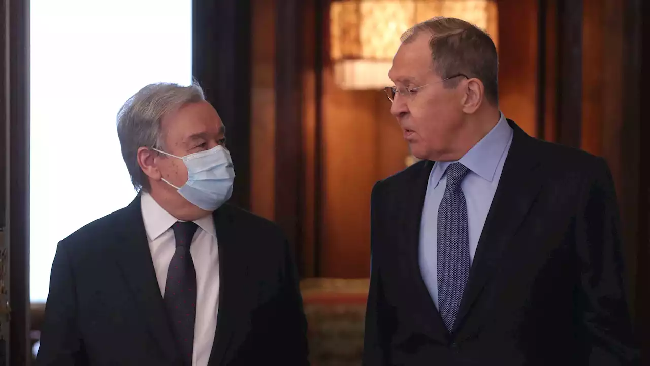 Guterres: 'Cessate il fuoco il prima possibile'. Lavrov: 'Kiev ha sabotato l'accordo di Minsk'