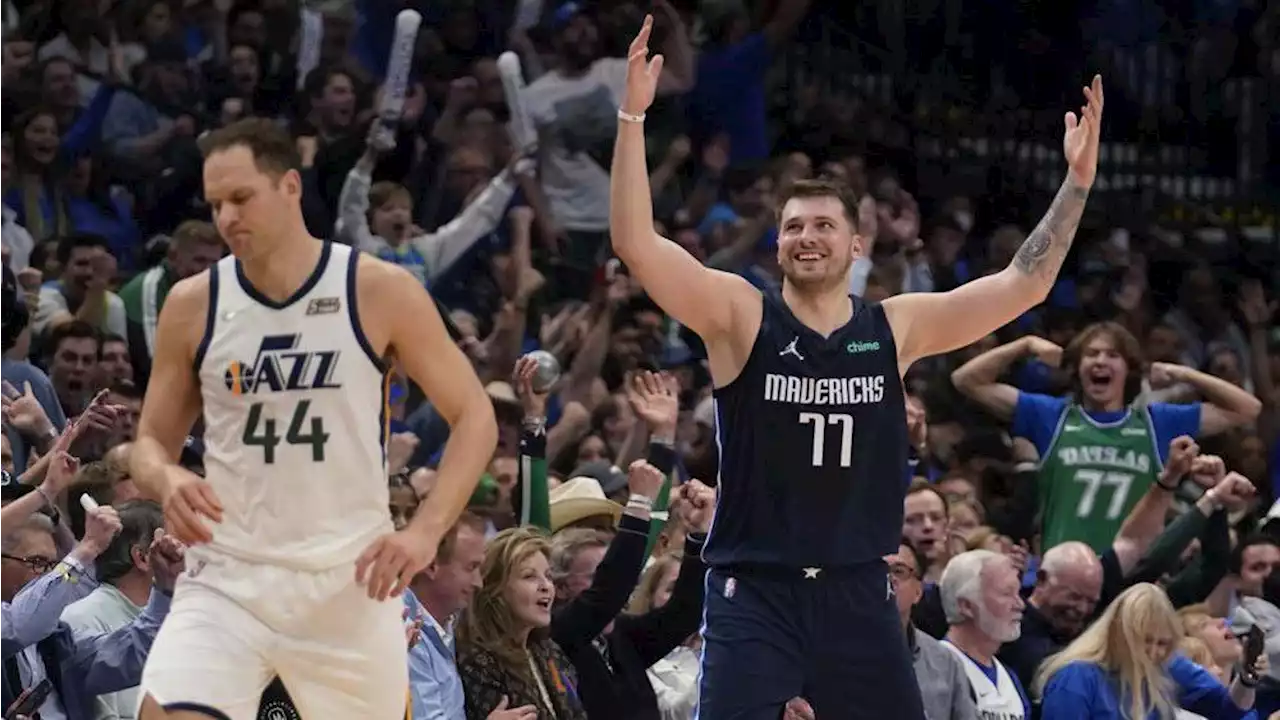 Doncic scores 33, Mavs rout Jazz 102-77 for 3-2 series lead