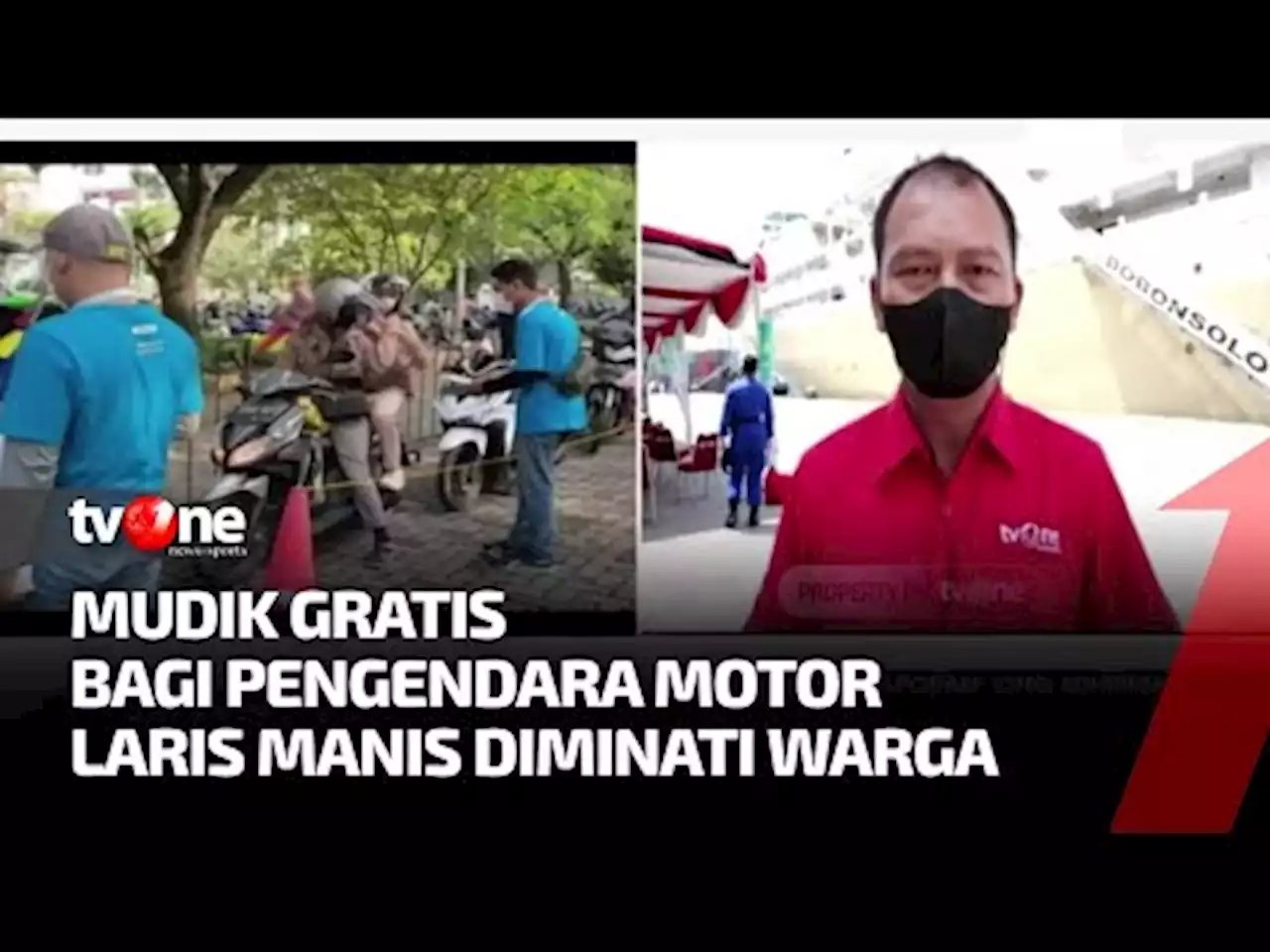 512 Pemudik Sepeda Motor Ikuti Program Mudik Gratis yang Digelar Menhub - tvOne